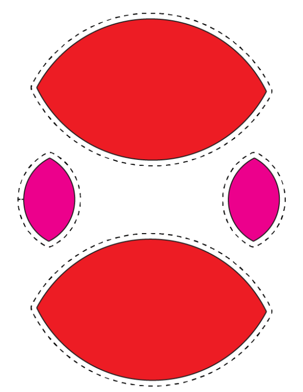 Valentine's Day Ladybug | Paper Plate Valentine Craft Template - Image 2