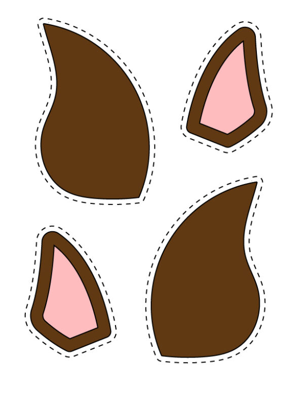 Valentine's Day Dog Craft Template - Image 2