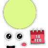 Valentine’s Day Turtle | Paper Plate Valentine Craft Template - Image 3
